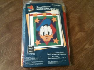  Donald Duck Fabric Applique Kit