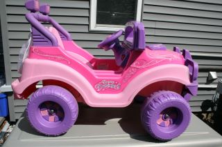 Barbie Dream Dazzlers Pink Jeep 12V with Charger