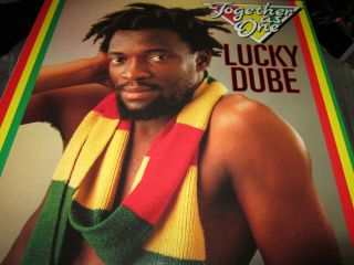 Lucky Dube Together as One Celluloid Melodie LP Mint