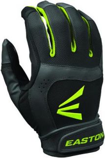 Easton Stealth Core Fastpitch Batting Gloves   Black/Optic XL
