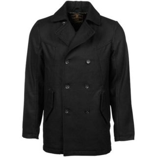 Genuine Element Eastport Wool Blend Peacoat Jacket M New Black Retail