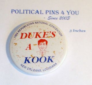 Campaign Pin Pinback Button Badge Michael Dukakis 1988