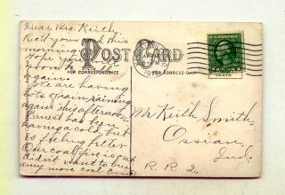 East End Long Lake Kendallville Indiana 1913 B w Auburn Post Card Co