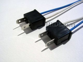 H7 Male Connectors Plugs Pigtail Bulb Wires Harness HID