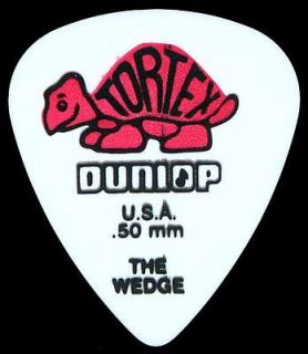 Dunlop Tortex Wedge Picks 424R50 .50mm Bag of 72