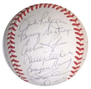 1993 Marlins Team 25 Signed Official Baseball 1st Year Inagural Season
