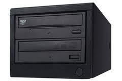 EZ Dupe LG1B Single Target CD DVD Duplicator with LG Drives Black