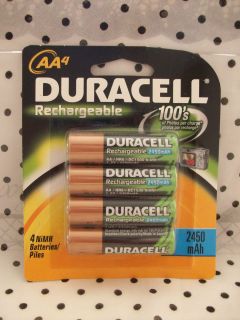 Duracell Rechargeable AA Batteries 4pk