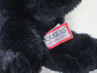 Douglas Cuddle Toy BLACK KITTY CAT Stuffed Plush Animal SOFT TOY