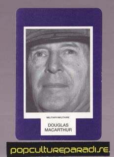 General Douglas MacArthur RARE Board Game Photo Card