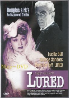 Lured 1947 DVD New SEALED Douglas Sirk Lucille Ball
