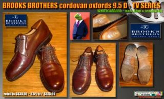 BROOKS BROTHERS 9.5 D CORDOVAN from TV series wardrobe sale