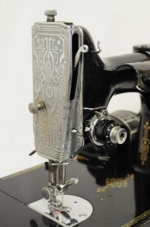 Vintage Cased Singer 221K Featherweight Sewing Machine 1951 Centennary