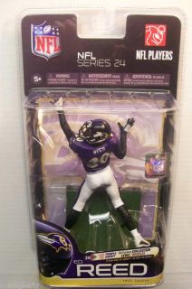MCFARLANE NFL SERIES 24 ED REED VARIANT PURPLE CHASE COLLECTOR LEVEL