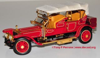 Franklin Mint 124 1911 Rolls Royce Tourer  Ltd Ed of 1500 diecast car
