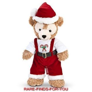 Duffy The Disney Bear Christmas Holiday Santa 17 Plush Costume Parks