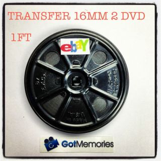 16MM MOVIE FILM TRANSFER TO DVD FRAME BY FRAME SCAN NOT PROJECTOR OFF
