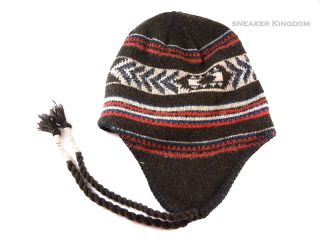 RETRO7 Brown Fleece Earflap Beanie Winter Snow Wool Hat