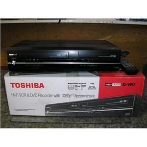 Toshiba DVR7 DVD Recorder VCR Combo 