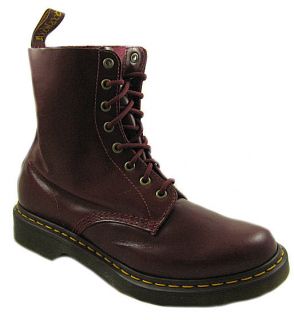 New Dr Martens Womens Pascal Red Ankle Boots Shoes US 8