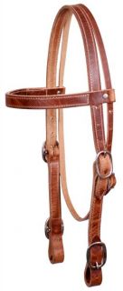 MEDIUM OIL Leather Western Draft Horse Size Headstall MADE IN THE USA