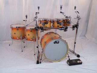 Drum Workshop DW Jazz Series 6 Piece Custom Drumset w Hardare Soft