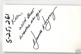 Drake Hogestyn Signed Autograph PSA DNA Index Card Auto