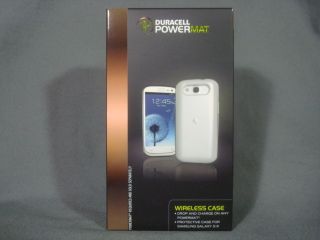 NEW Duracell PowerMat Samsung Galaxy S III Wireless Charging Case