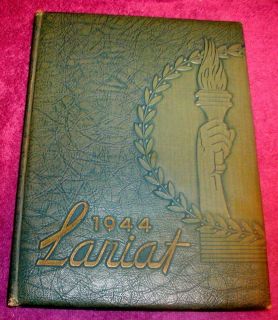 1944 Will Rogers High School Yearbook Tulsa Oklahoma The Lariat