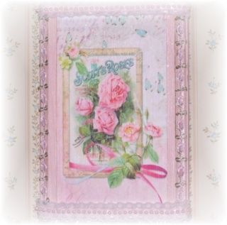 New Pink Shabby Cottage Roses Sweet Chic Pink Gift Plaque