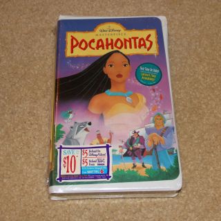 NEW & SEALED VHS   Walt Disneys Masterpiece Pocahontas   First Time
