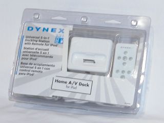 Dynex DX Ipdr 5 in 1 Docking Station Charger with Remote for iPod