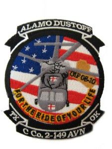 co 2 149 avn alamo dustoff army aviation oif patch