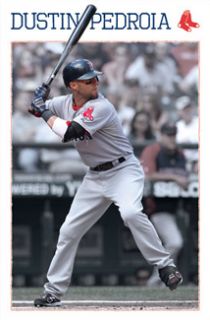 Dustin Pedroia SUPERSTAR (2012) Boston Red Sox MLB Baseball Poster