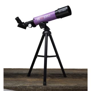 Edu Science Land Sky 360 Tabletop Refractor Telescope Purple
