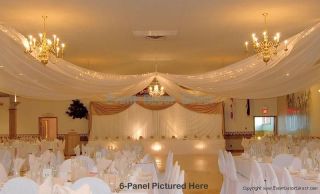 Panel 30ft Burgundy Ceiling Draping Kit 62 Feet Wide for Wedding and