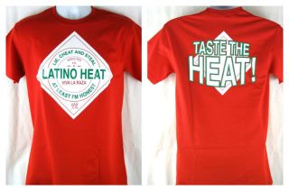 Eddie Guerrero Red Taste The Latino Heat T Shirt New
