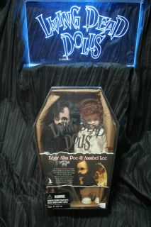 Living Dead Dolls Edgar Allan Poe and Annabel Lee Mezco Exclusive LDD