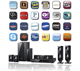 Samsung 5 1 3D HD Blu Ray WiFi iPod Suround Sound Home Theater System