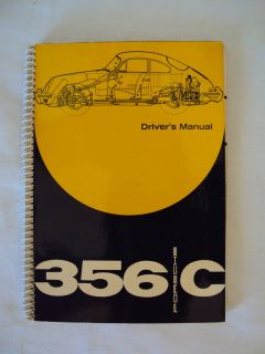 Porsche 356C Drivers Manual Original