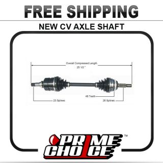 New Complete CV Joint Axle Shaft Assembly for Fits Front Left Driver