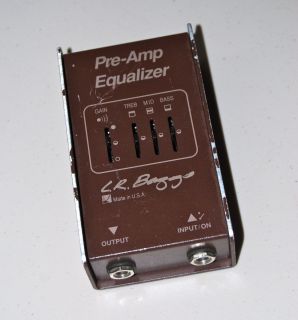 LR Baggs Pre Amp Equalizer Guitar Bass Effects 