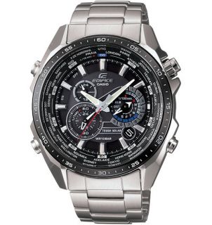 Casio Edifice Chronograph Watch Solar 100 Meter WR EQS500DB 1A1