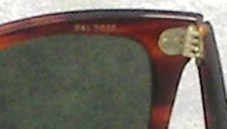 Vintage Ray Ban Tortoise Frame Wayfarer 5022 Sunglasses