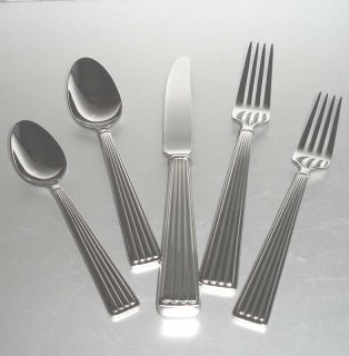 Wedgwood Edme 5 Piece Place Setting Stainless Flatware New