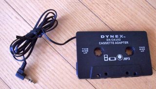 Dynex Universal Car Auto Cassette Adapter for  iPod iPhone CD DVD
