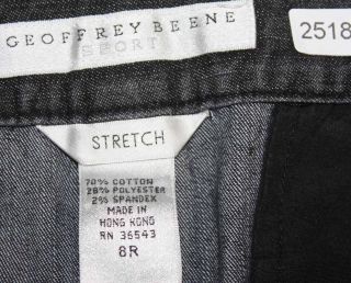 Nice Geoffrey Beene 8 x 30 Womens Black Jeans Denim Pants Stretch