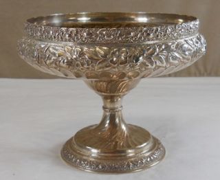 Tiffany Sterling Silver Repousse Centerpiece C 1885