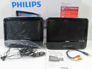 Philips PD9012 Portable DVD Player NTSC Dual Widescreen 9