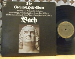 Ormandy Biggs Casals Bach Greatest Hits Album EX M